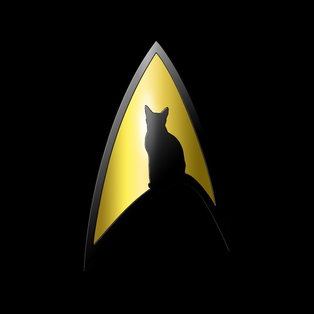 Star Trek: The Original Series Spock Cat Portrait Adult Short Sleeve T - Shirt - Paramount Shop