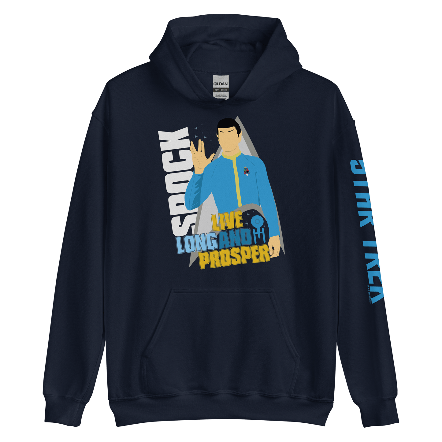 Star Trek: The Original Series Spock Live Long and Prosper Hooded Sweatshirt - Paramount Shop