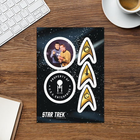 Star Trek: The Original Series Sticker Sheet - Paramount Shop