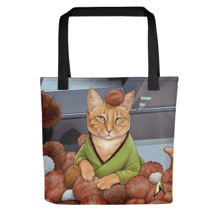 Star Trek: The Original Series Tribble Cat Premium Tote Bag - Paramount Shop
