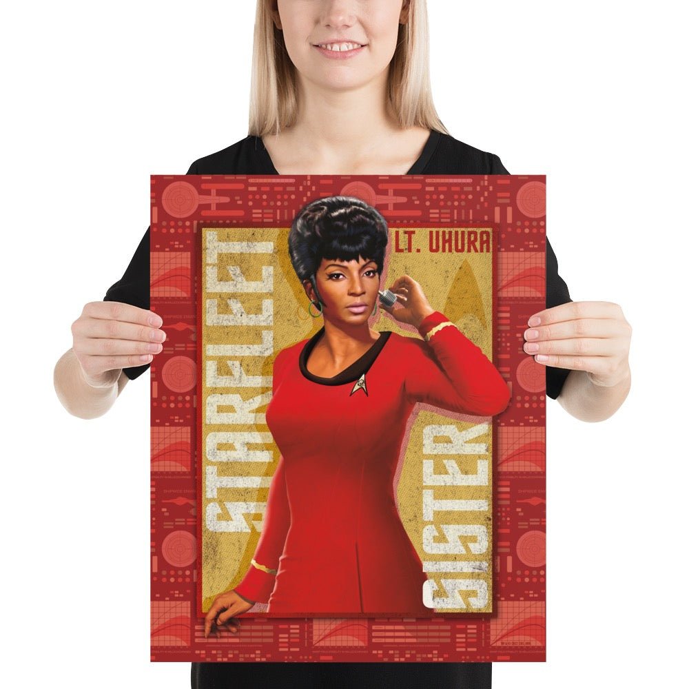 Star Trek: The Original Series Uhura Starfleet Sister Premium Matte Paper Poster - Paramount Shop