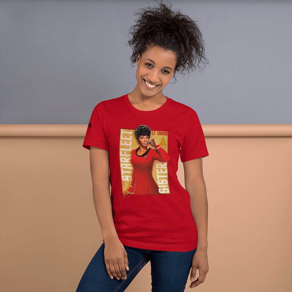 Star Trek: The Original Series Uhura Starfleet Sister Unisex Premium T - Shirt - Paramount Shop