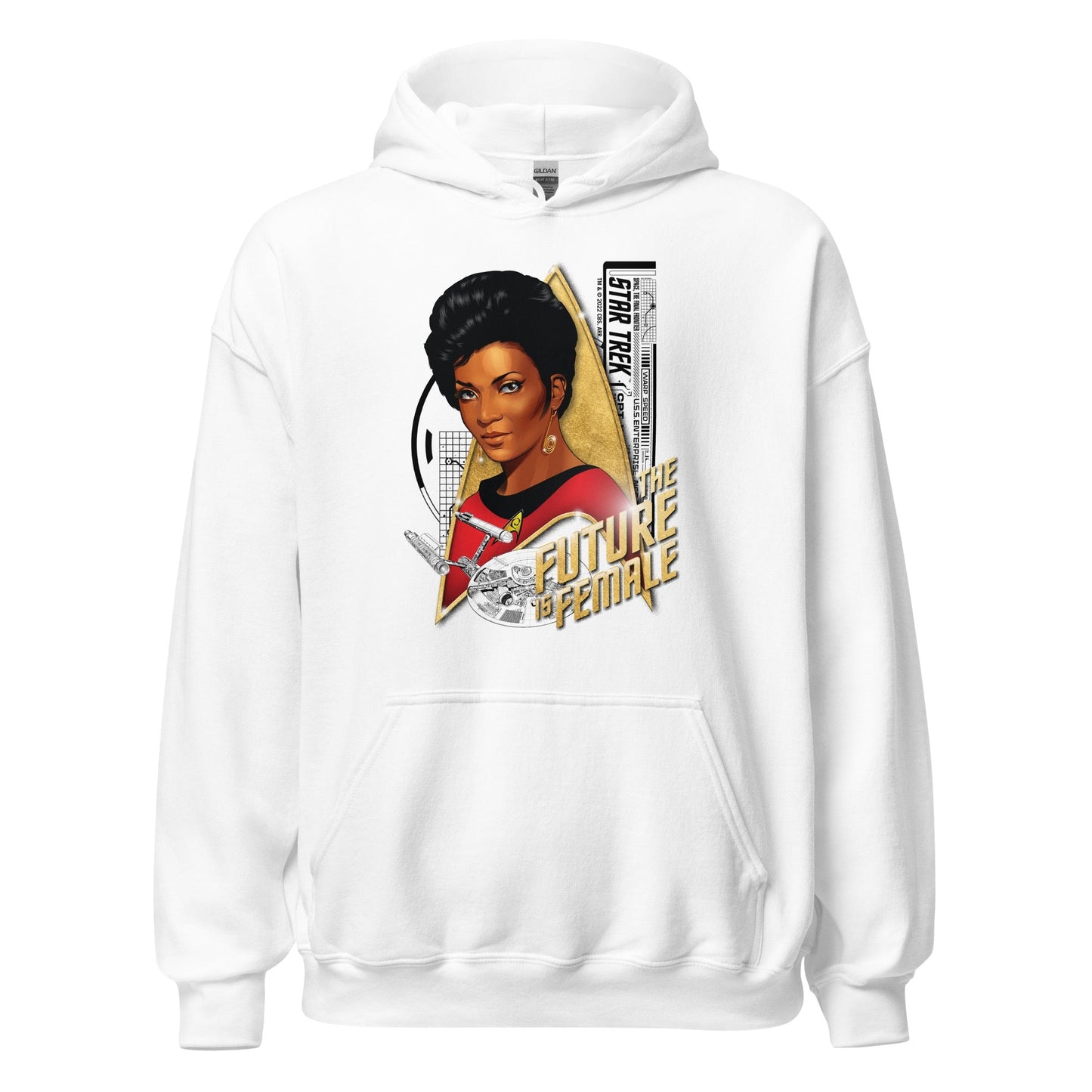 Star Trek: The Original Series Uhura The Future is Female Hooded Sweatshirt - Paramount Shop