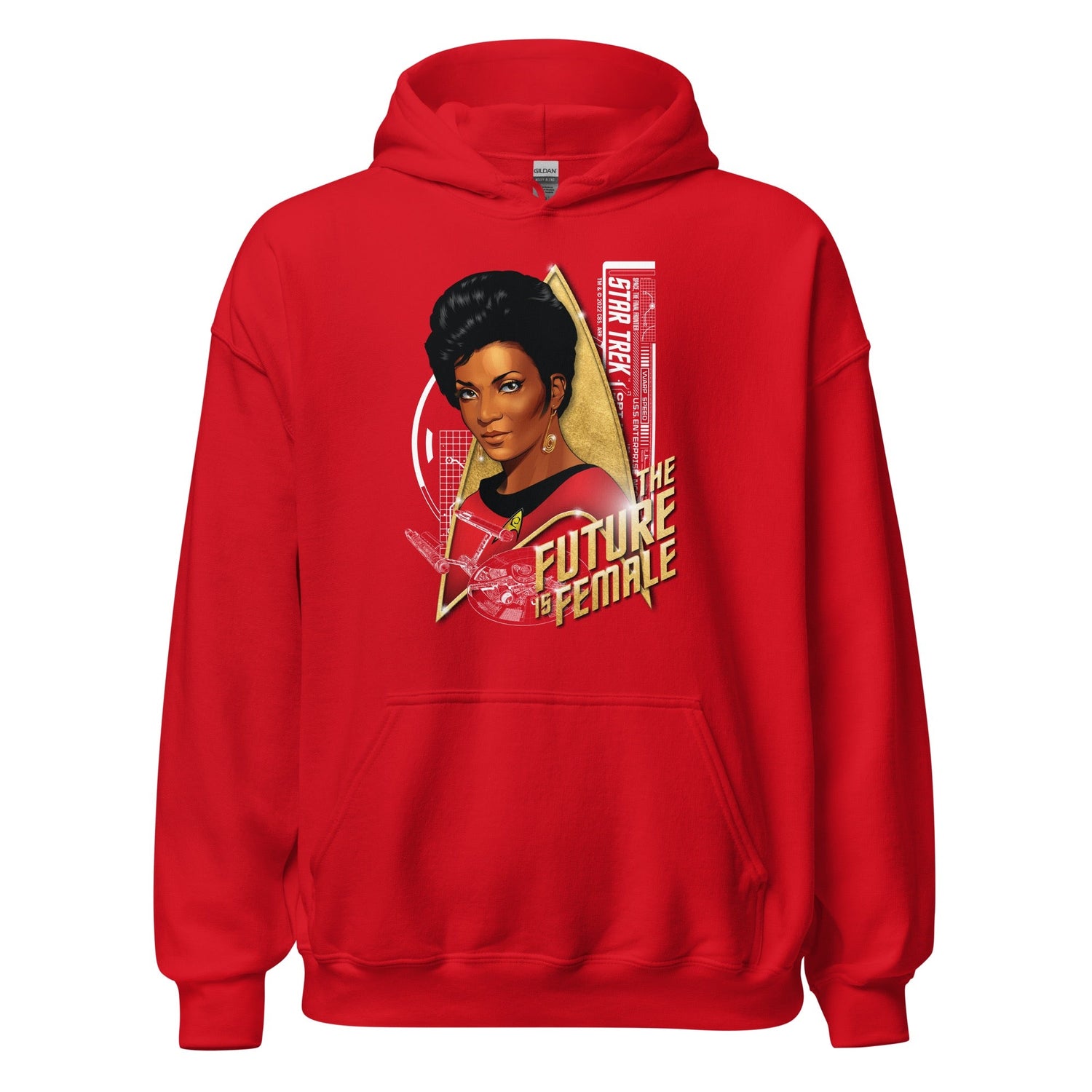 Star Trek: The Original Series Uhura The Future is Female Hooded Sweatshirt - Paramount Shop