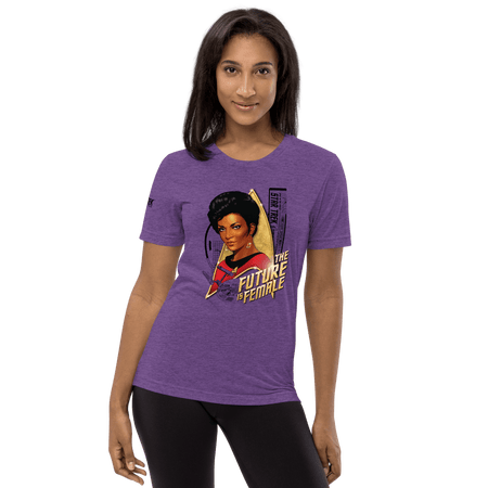 Star Trek: The Original Series Uhura The Future Is Female Unisex Tri - Blend T - Shirt - Paramount Shop