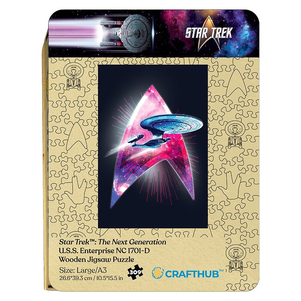 Star Trek: The Original Series Wooden Delta Shapes Puzzle - Paramount Shop