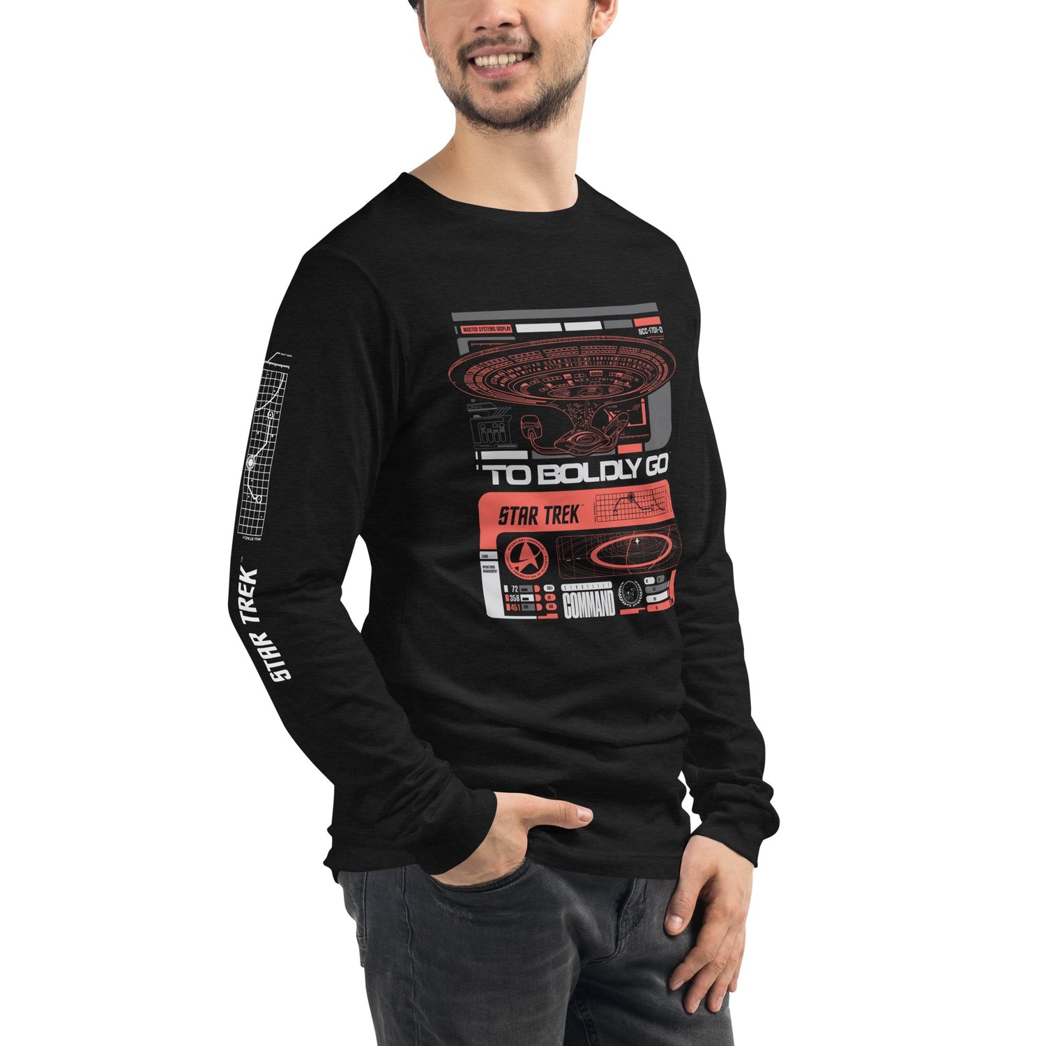 Star Trek To Boldly Go Long Sleeve T - Shirt - Paramount Shop