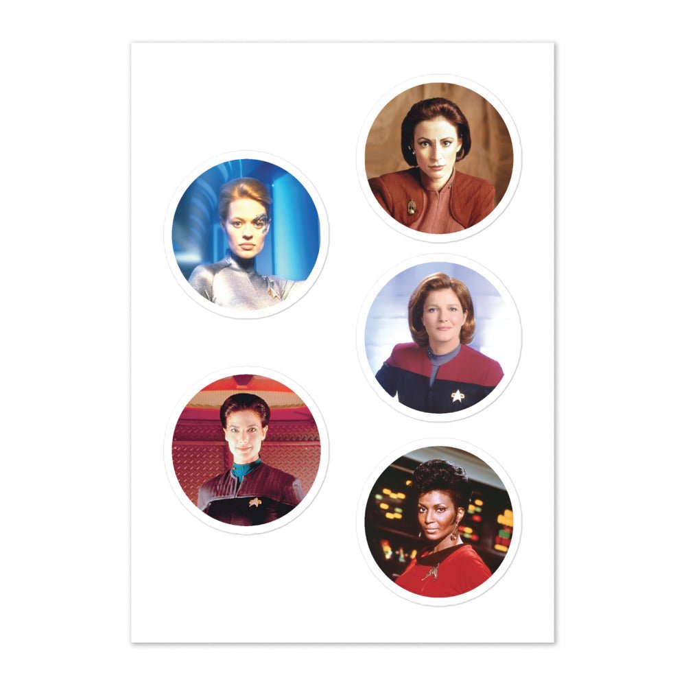 Star Trek Women Of Star Trek Sticker Sheet - Paramount Shop