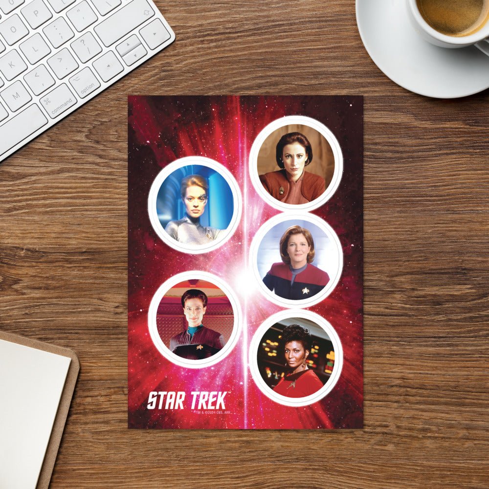 Star Trek Women Of Star Trek Sticker Sheet - Paramount Shop