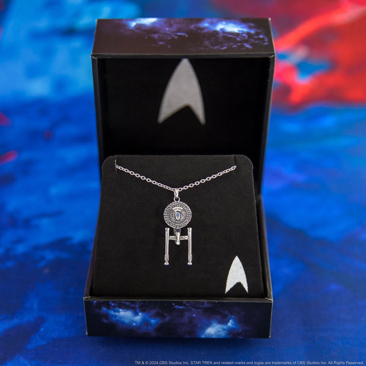 Star Trek X RockLove U.S.S. Enterprise NCC - 1701 Starship Necklace - Paramount Shop