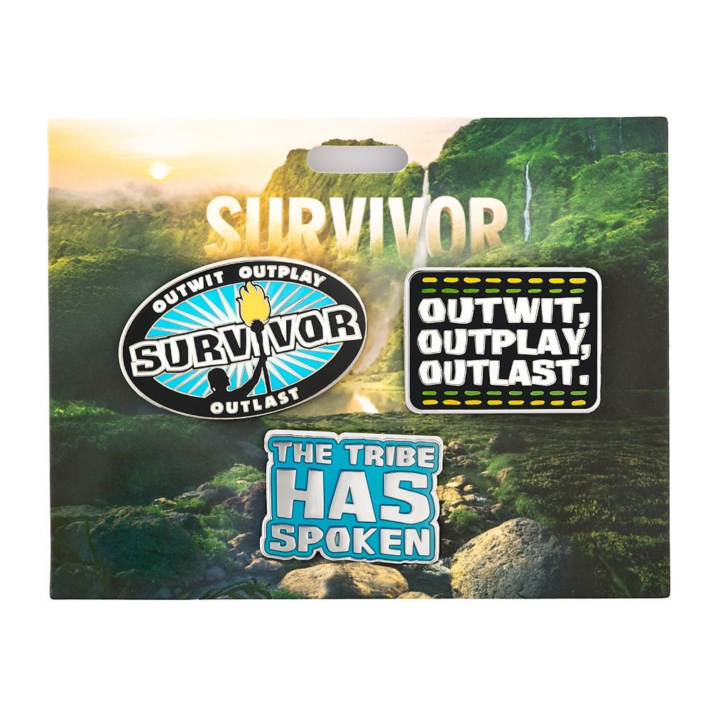 Survivor 3 Piece Enamel Pin Set - Paramount Shop