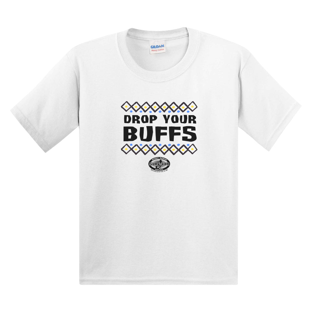 Survivor Drop Your BUFFs Kids Short Sleeve T - Shirt - Paramount Shop