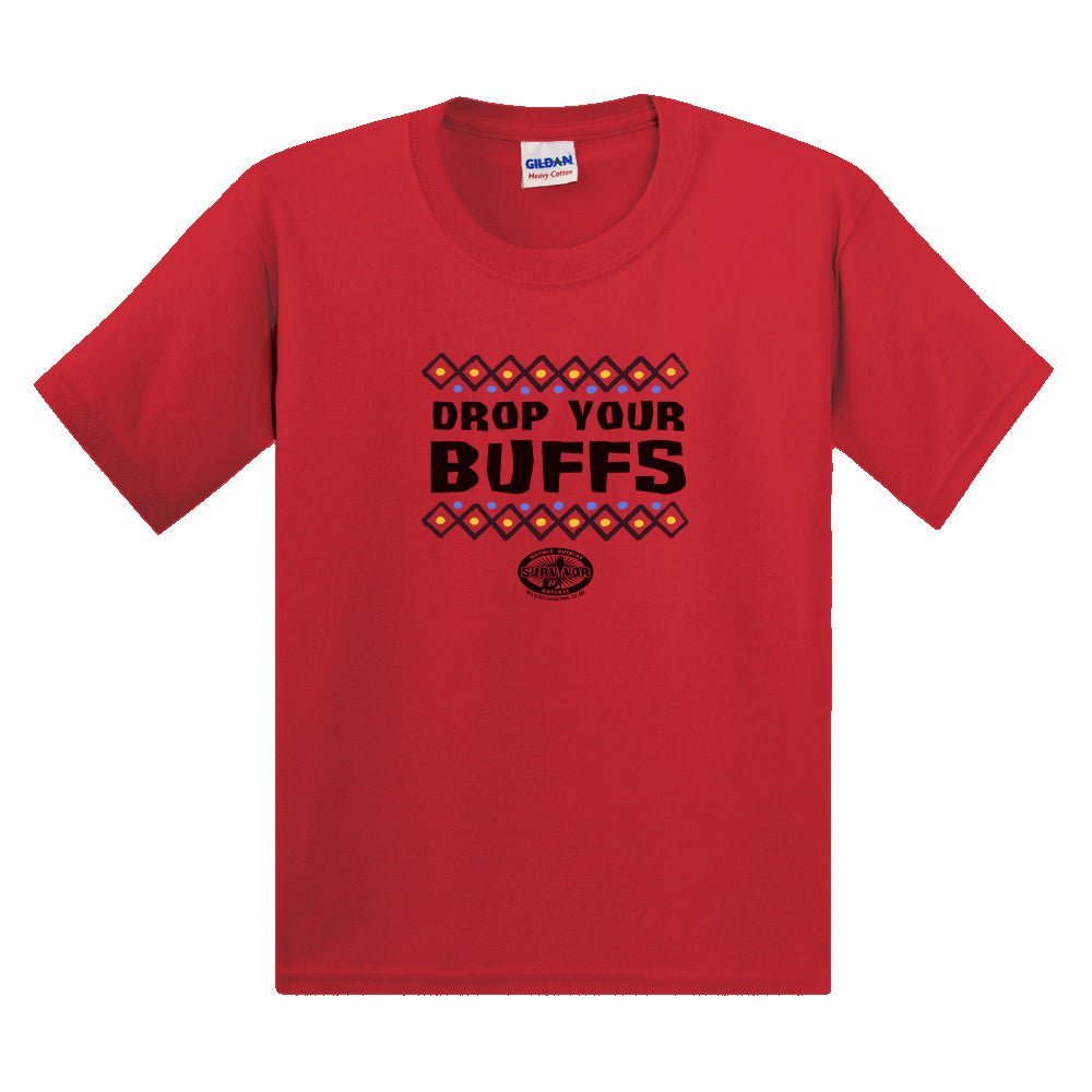 Survivor Drop Your BUFFs Kids Short Sleeve T - Shirt - Paramount Shop