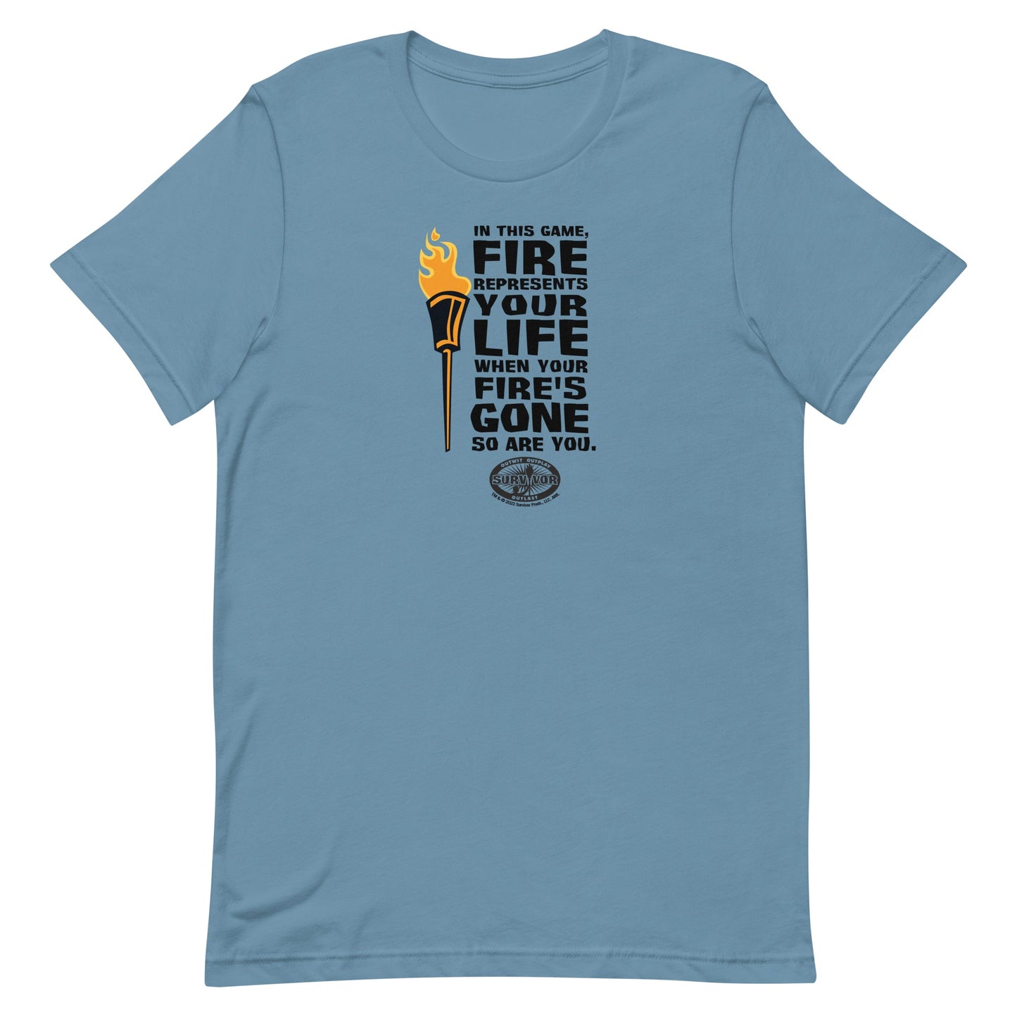 Survivor Fire Represents Life Unisex Premium T - Shirt - Paramount Shop