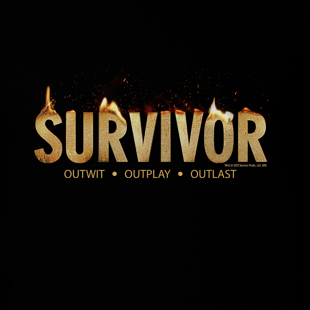 Survivor Flame Logo Adult Short Sleeve T - Shirt - Paramount Shop