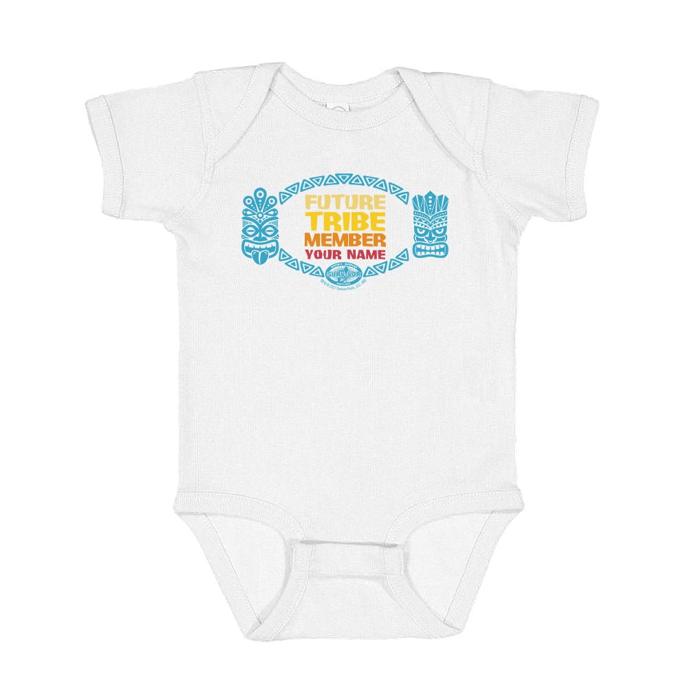 Survivor Future Tribe Member Personalized Baby Bodysuit - Paramount Shop