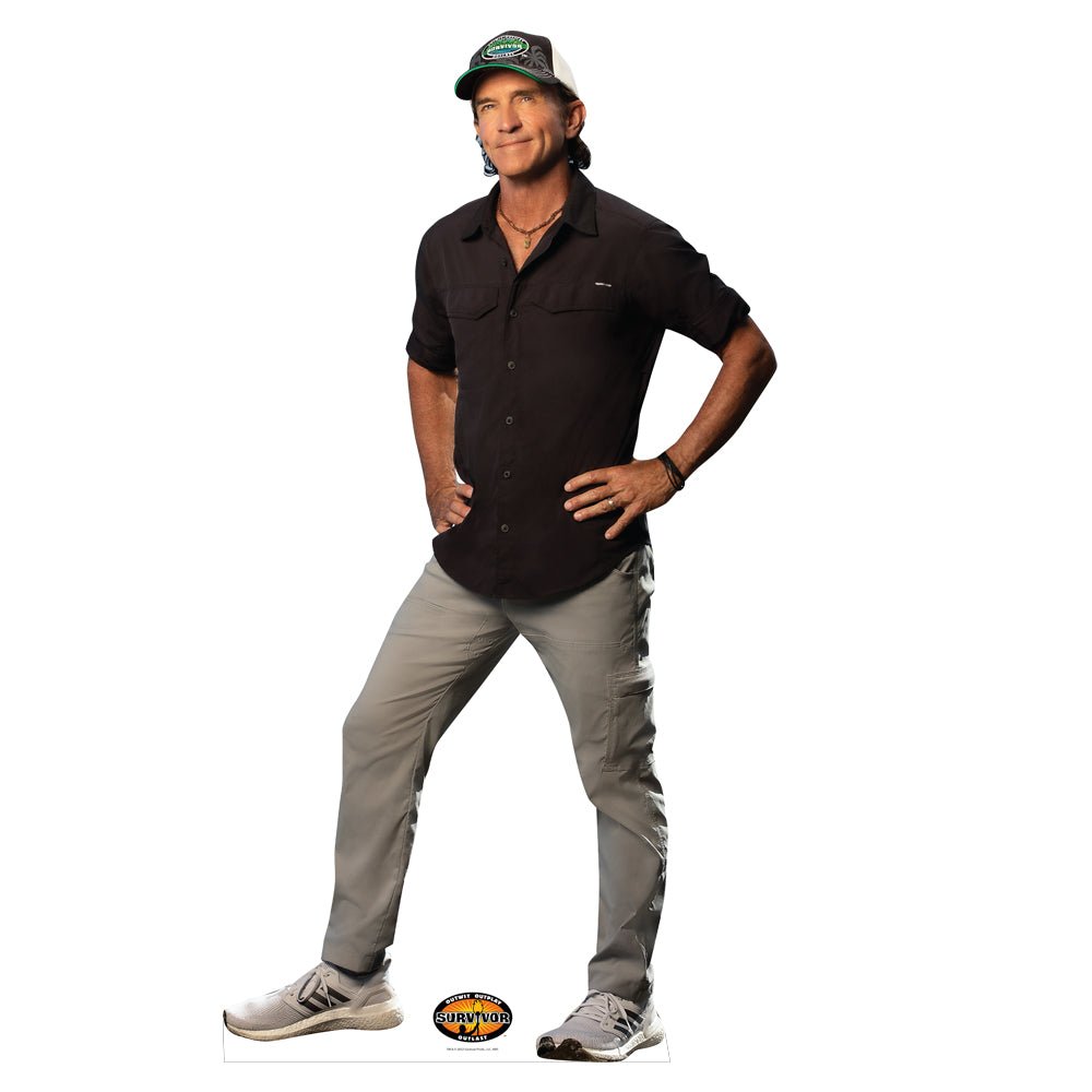 Survivor Jeff Probst recortable de cartón Standee