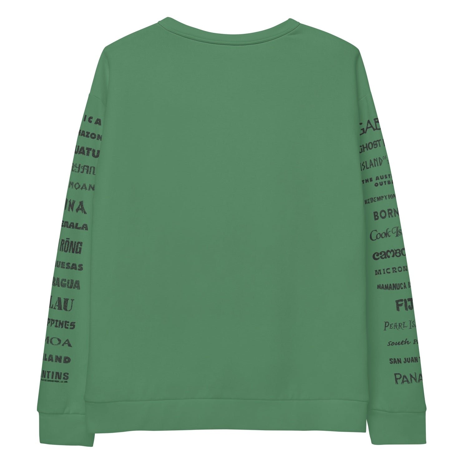 Survivor Location List Adult Crewneck - Paramount Shop