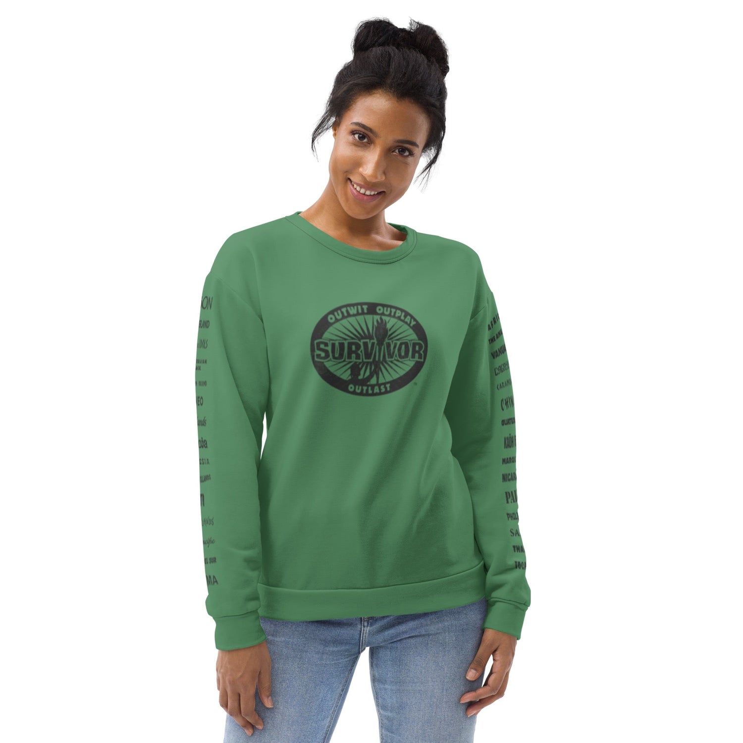 Survivor Location List Adult Crewneck - Paramount Shop