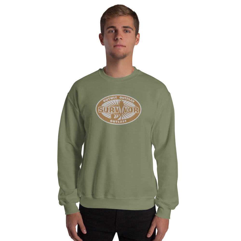 Survivor Logo Embroidered Crewneck Sweatshirt - Paramount Shop