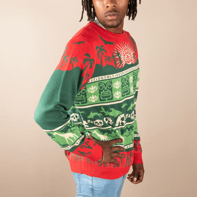 Survivor Mashup Logo Knitted Holiday Sweater - Paramount Shop