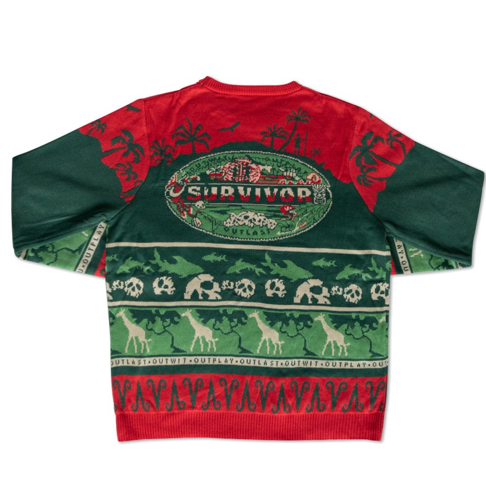 Survivor Mashup Logo Knitted Holiday Sweater - Paramount Shop