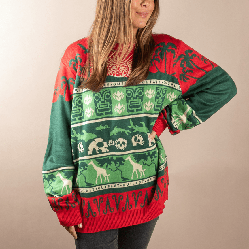 Survivor Mashup Logo Knitted Holiday Sweater - Paramount Shop