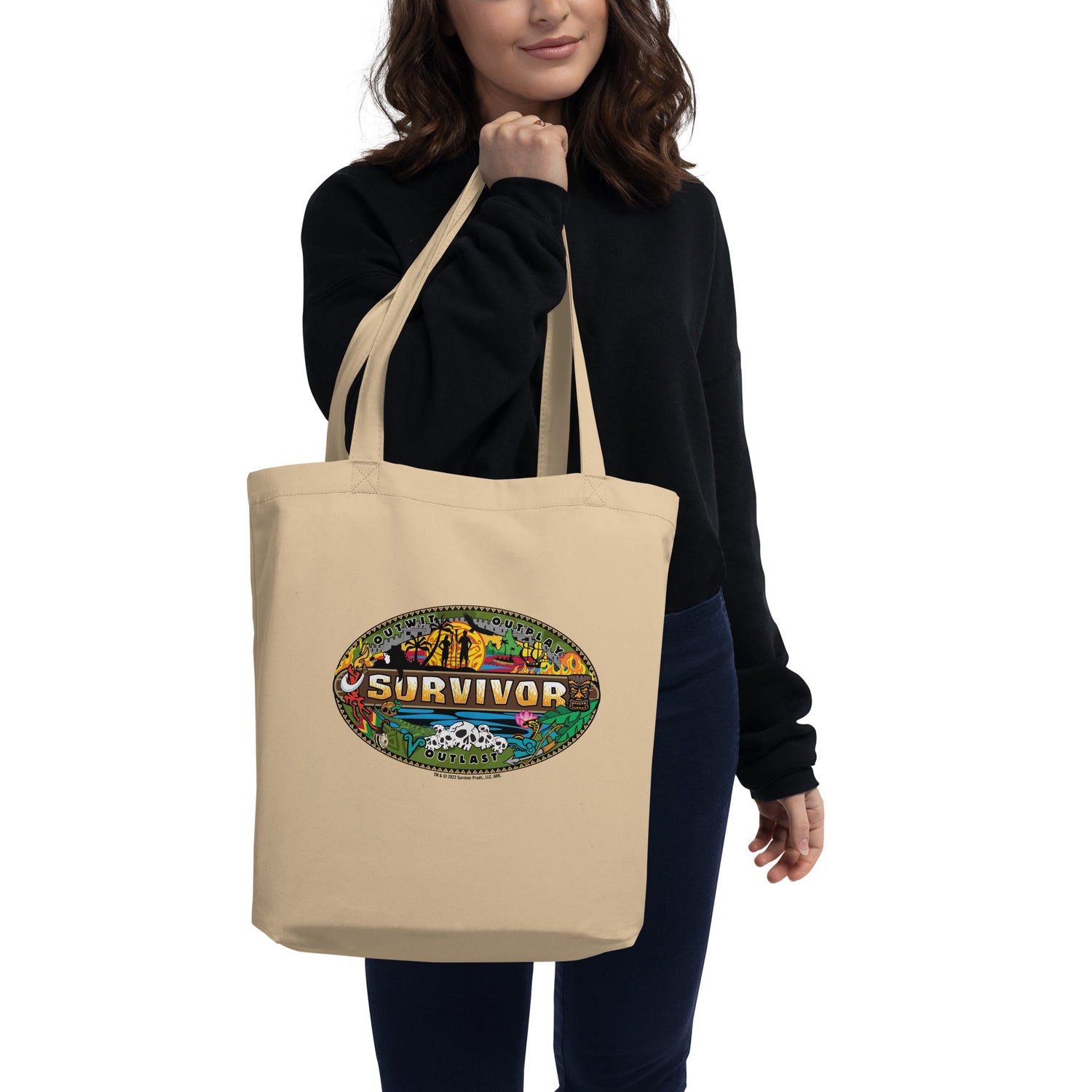 Survivor Mashup Logo Large Eco Tote - Paramount Shop