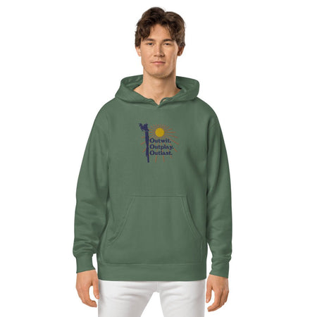 Survivor Outwit, Outplay, Outlast Embroidered Hoodie - Paramount Shop