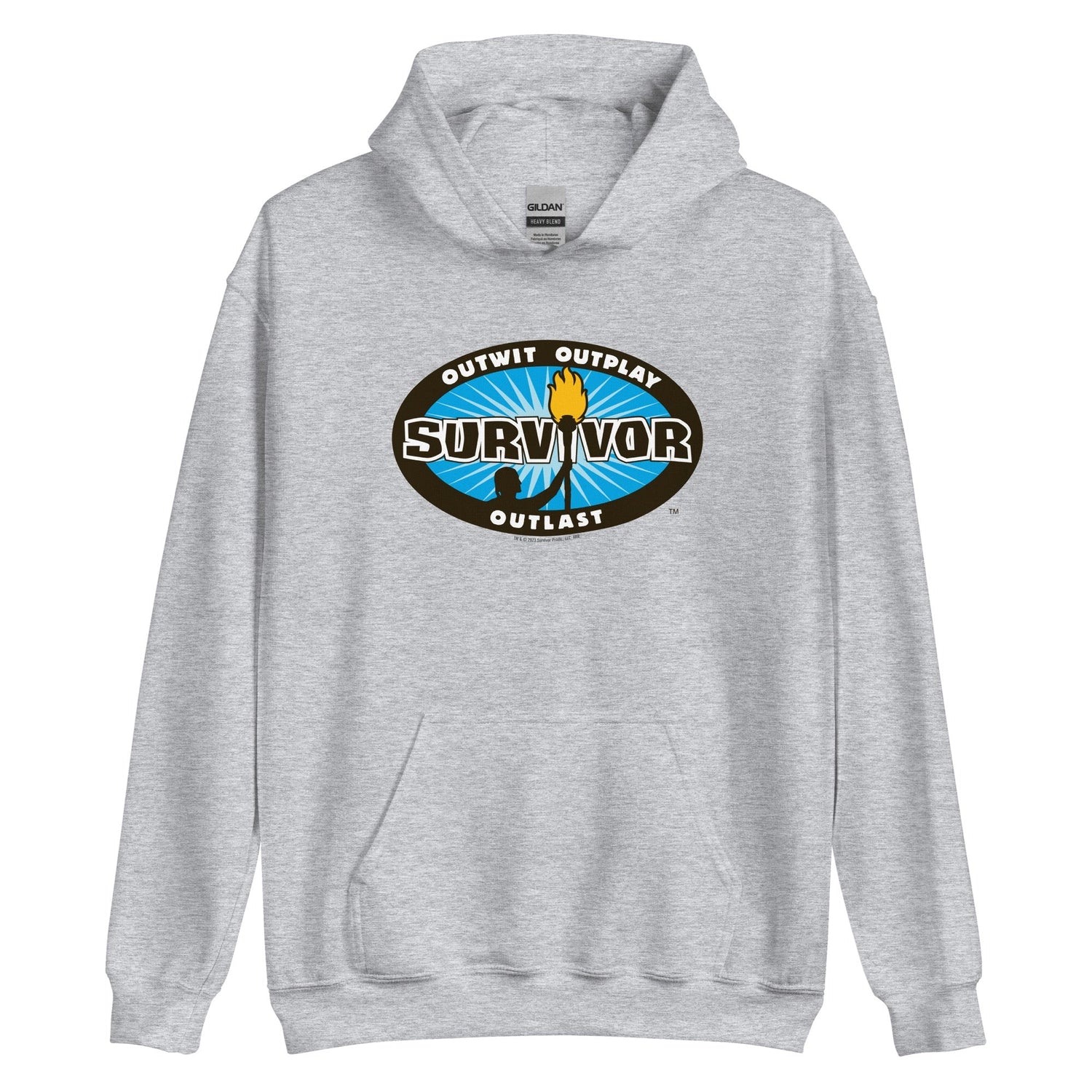 Survivor Outwit, Outplay, Outlast Logo Hooded Sweatshirt - Paramount Shop