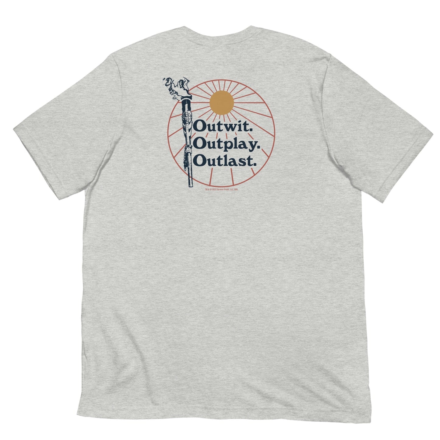 Survivor Outwit, Outplay, Outlast Torch T - Shirt - Paramount Shop