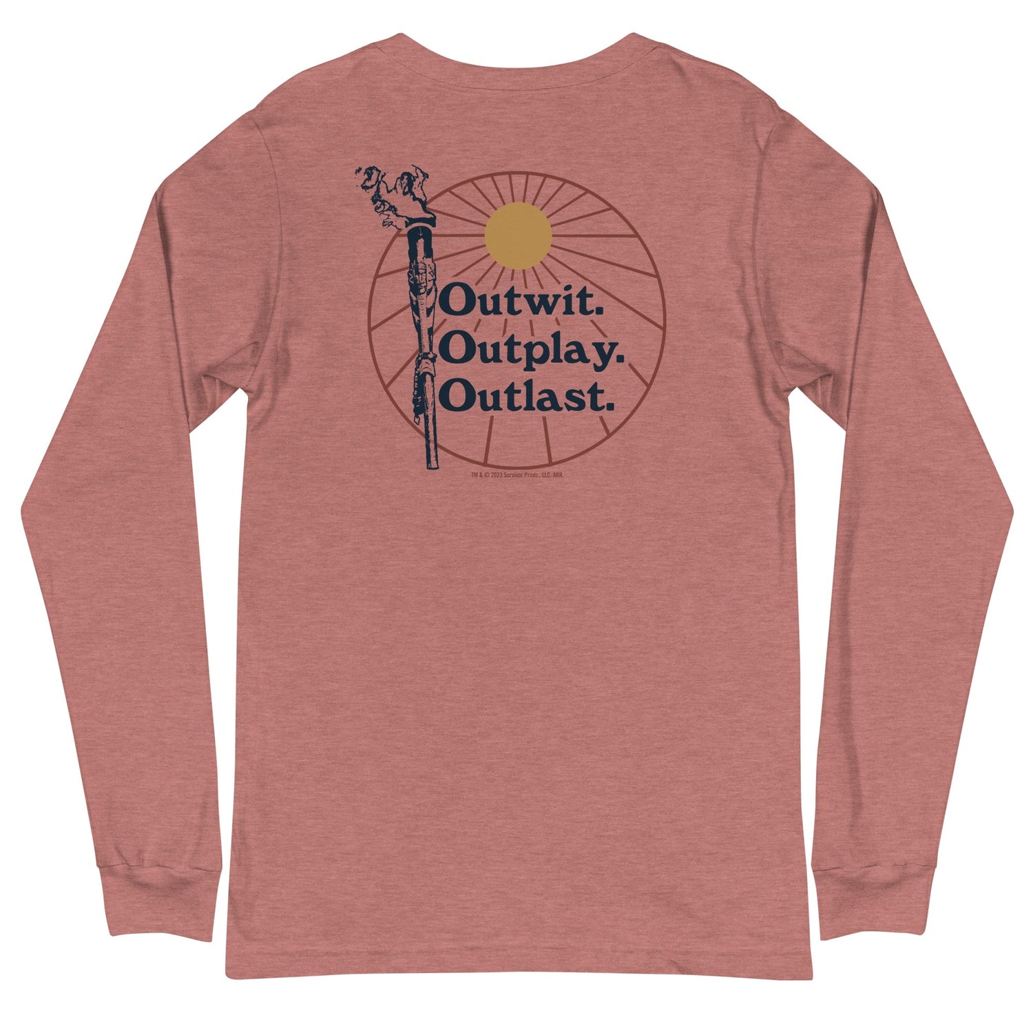 Survivor Outwit, Outplay, Outlast Torch Unisex Long Sleeve - Paramount Shop