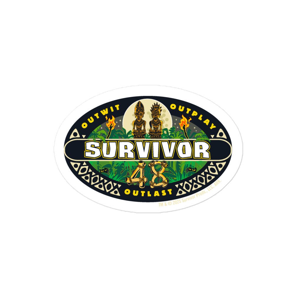 Survivor Season 48 Logo Sticker - Paramount Shop