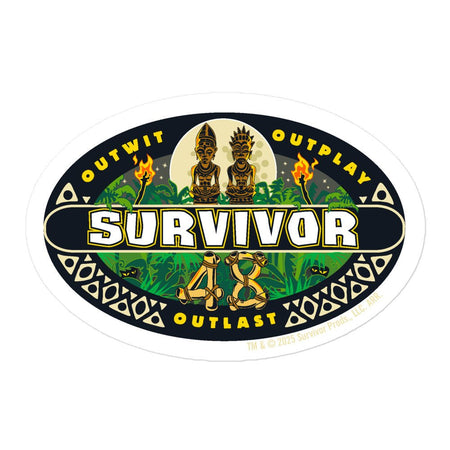 Survivor Season 48 Logo Sticker - Paramount Shop