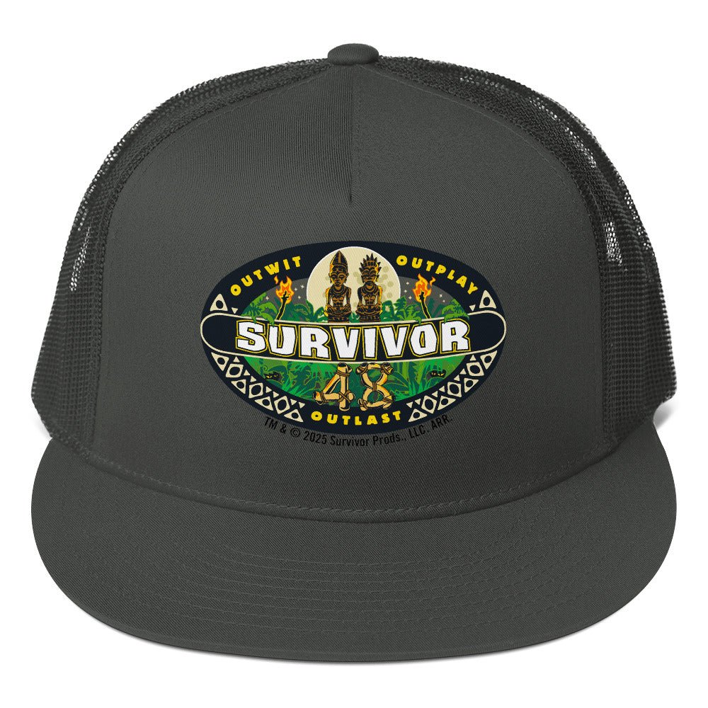 Survivor Season 48 Logo Trucker Hat - Paramount Shop