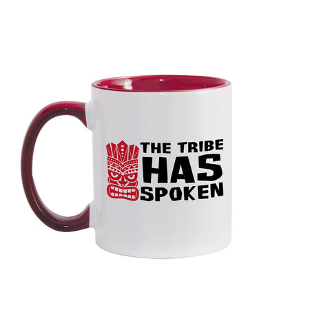 Survivor The Tiki Has Spoken Red Two - Tone Mug - Paramount Shop