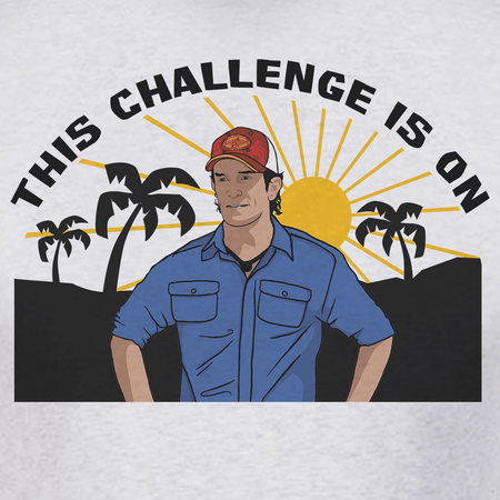 Survivor This Challenge Is On Men's Tri - Blend T - Shirt - Paramount Shop