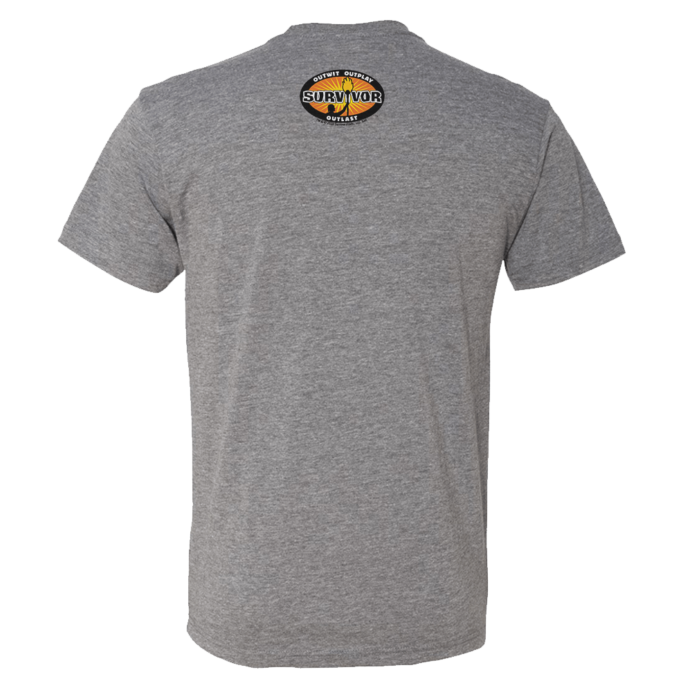 Survivor This Challenge Is On Men's Tri - Blend T - Shirt - Paramount Shop