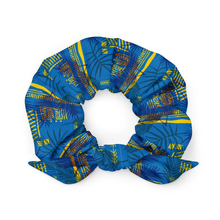 Survivor Tribal Lines Blue Scrunchie - Paramount Shop