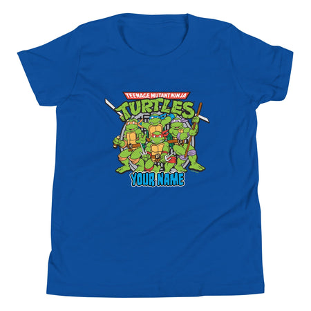 Teenage Mutant Ninja Turtles Badge Personalized Kids T - Shirt - Paramount Shop
