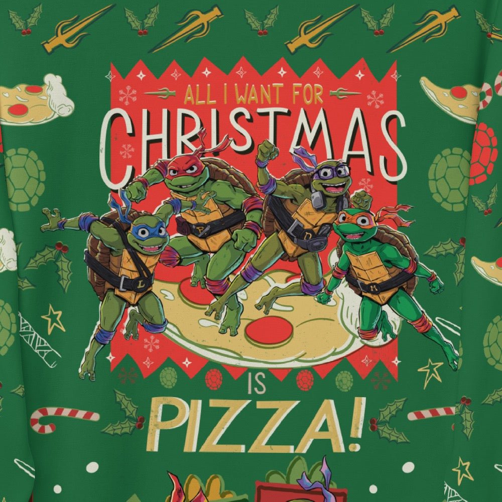 Teenage Mutant Ninja Turtles Christmas Adult Crewneck Sweatshirt - Paramount Shop
