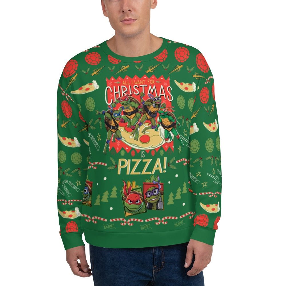 Teenage Mutant Ninja Turtles Christmas Adult Crewneck Sweatshirt - Paramount Shop