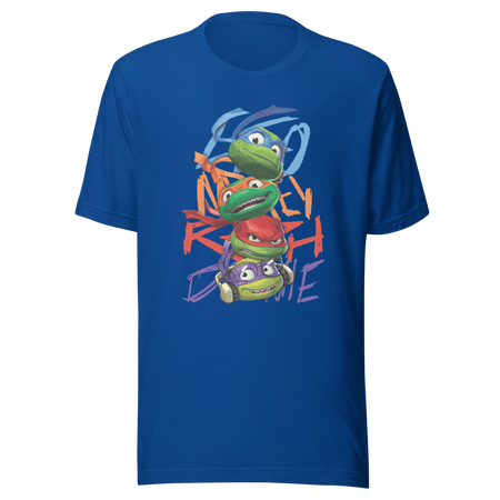 Teenage Mutant Ninja Turtles: Mutant Mayhem Faces Adult Short Sleeve T - Shirt - Paramount Shop