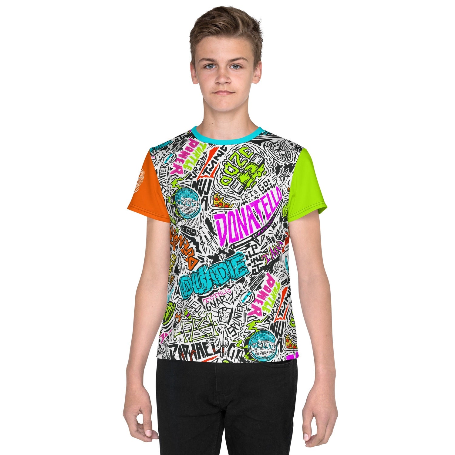 Teenage Mutant Ninja Turtles: Mutant Mayhem Name Sketches Kids T - Shirt - Paramount Shop