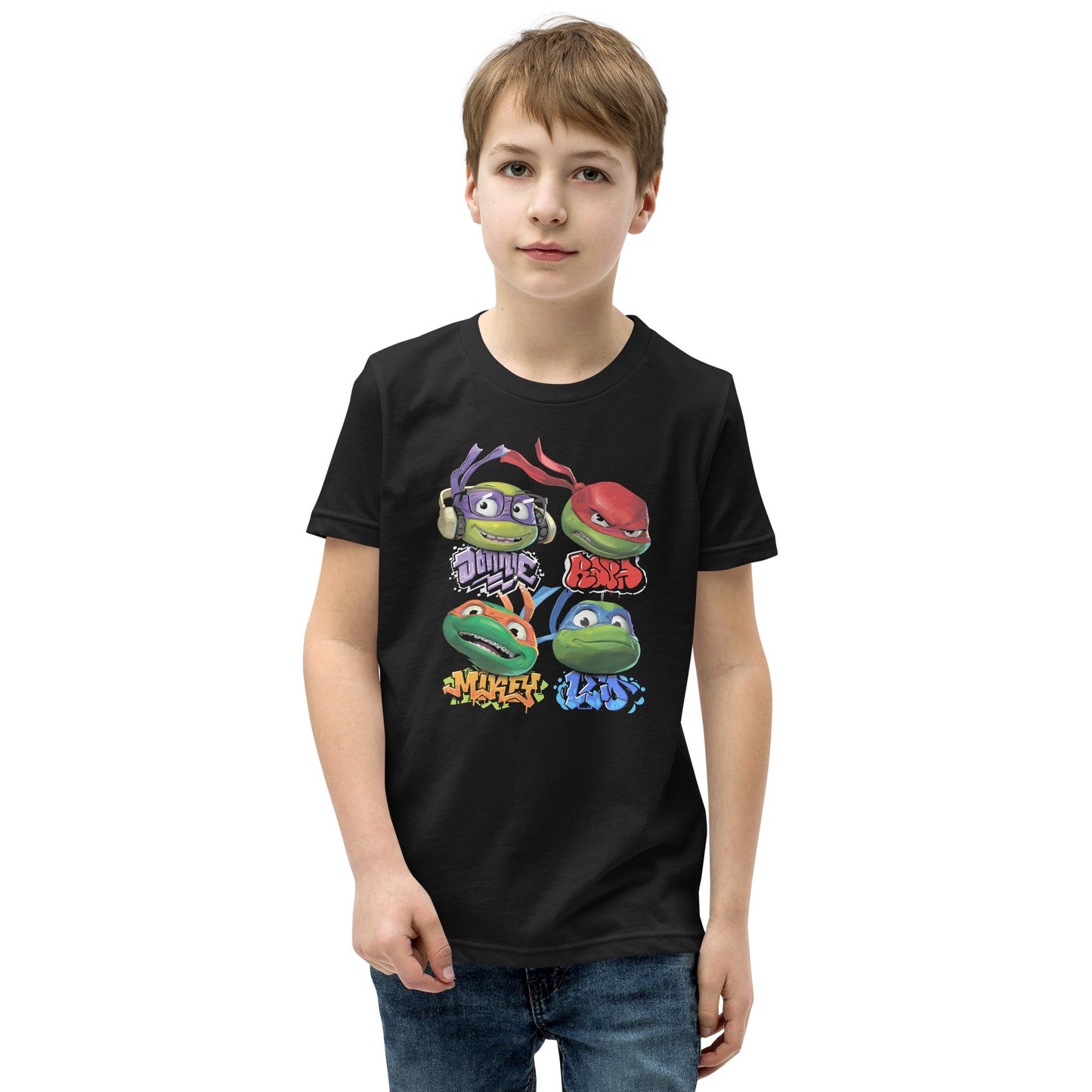 Teenage Mutant Ninja Turtles: Mutant Mayhem Turtle Faces Kids T - Shirt - Paramount Shop