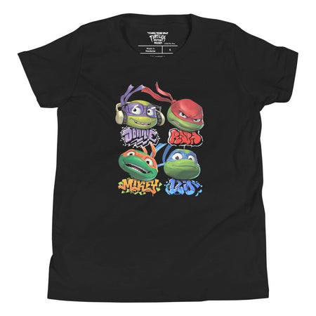 Teenage Mutant Ninja Turtles: Mutant Mayhem Turtle Faces Kids T - Shirt - Paramount Shop