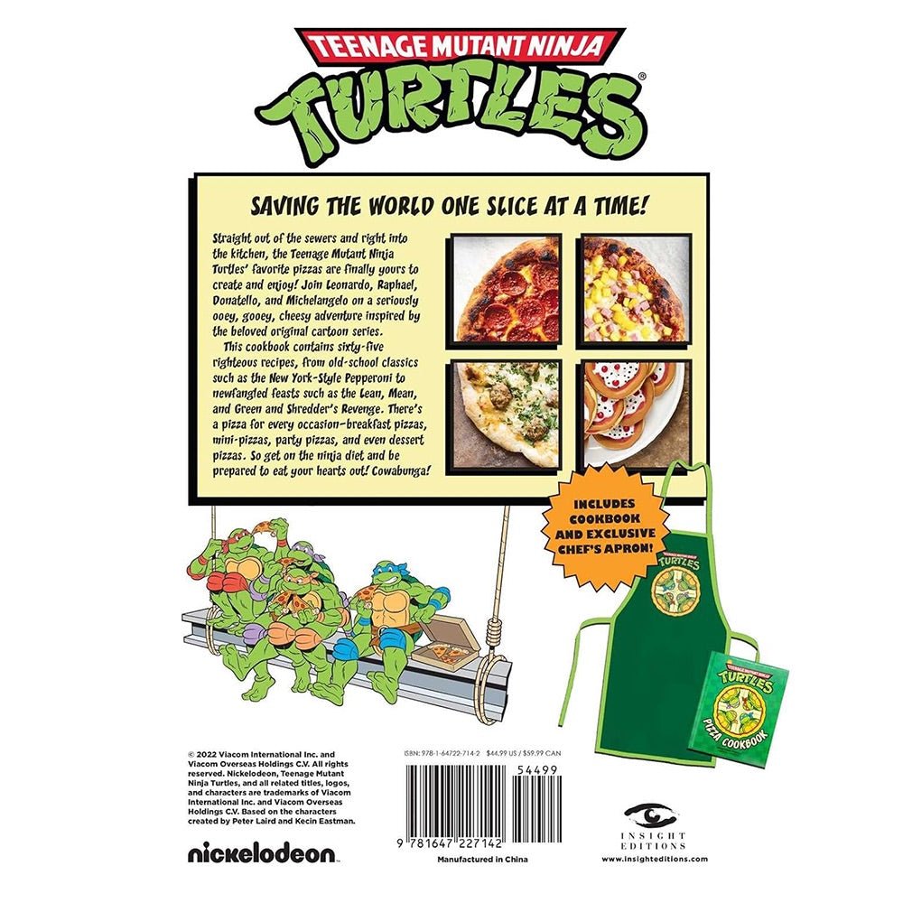 Teenage Mutant Ninja Turtles Pizza Cookbook Gift Set - Paramount Shop