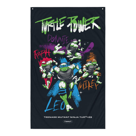Teenage Mutant Ninja Turtles Turtle Power Flag - Paramount Shop