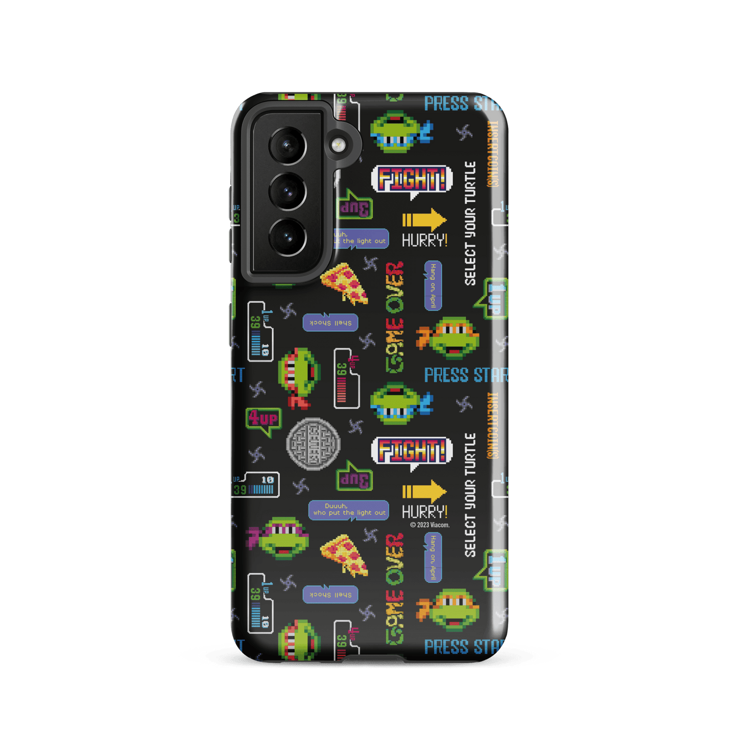 Teenage Mutant Ninja Turtles Video Game Pattern Tough Phone Case - Samsung - Paramount Shop