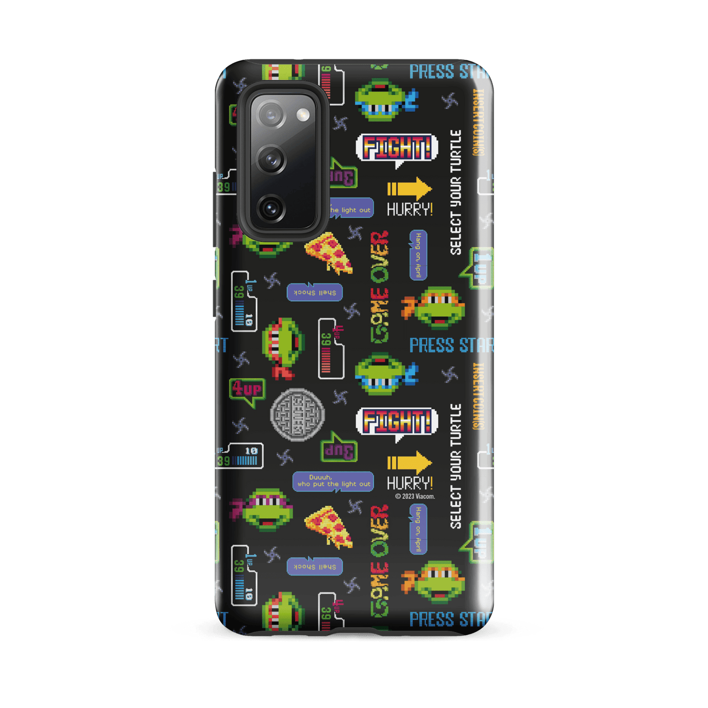 Teenage Mutant Ninja Turtles Video Game Pattern Tough Phone Case - Samsung - Paramount Shop
